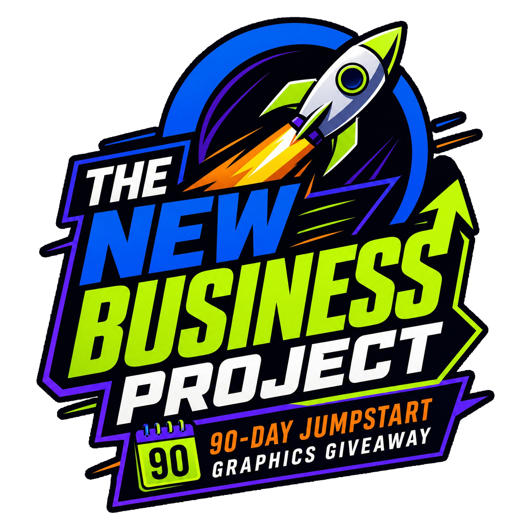 The New Business Project — 90-Day Jumpstart Graphics Giveaway logo